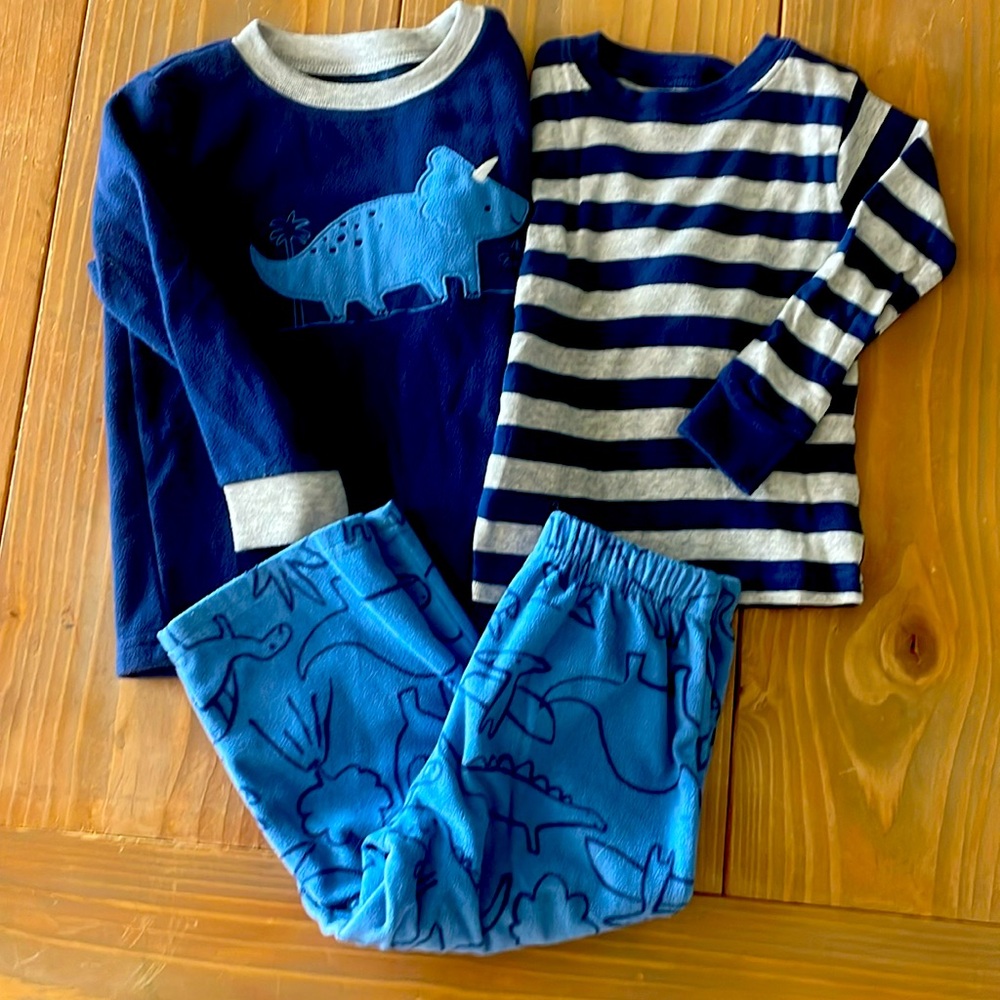 Boy’s Carter’s 2T Dinosaur 3-Piece Pajama Set